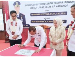 Sertijab Kalapas Kalianda, Kalapas Baru: Satu Kata, Satu Komitmen