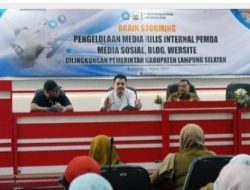 Pemkab Lamsel menggelar kegiatan brainstorming terkait pengelolaan media didaerah