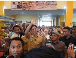 Bupati Egi Inspeksi Kepasar Natar Pastikan Stok Bahan Pokok dan Kesetabilan Harga dibulan Ramadhan