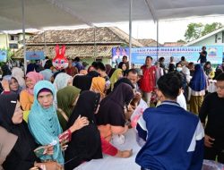 Operasi Pasar Murah Pemkab Lamsel disambut Antusias Warga Pematang