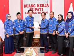Bupati Lamsel Radityo Egi Pratama, Menerima Audiensi dari BAPENDA Provinsi Lampung
