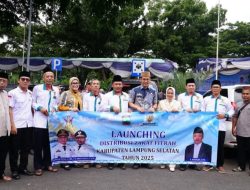 Bupati Lamsel, Radityo Egi Secara Resmi Luncurkan Penyaluran Zakat Fitrah Pada Mustahik Melalui Baznas Lampung Selatan