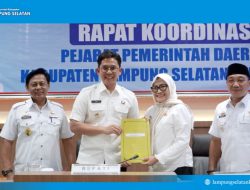 Bupati Lampung Selatan, Radityo Egi Pratama Resmi Menunjuk Intji Indriati Sebagai Plt Kepala Dinas Pariwisata Kabupaten Lampung Selatan
