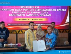 KPU Lampung Selatan Tetapkan 805.283 Pemilih, Pastikan Hak Pilih Warga Terjaga