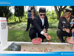 Khidmat! Kodim 0421/LS Gelar Ziarah Nasional HUT TNI Ke-80 di TMP Kusuma Bangsa