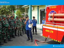 Sinergi dengan TNI, Damkarmat Lampung Selatan Perluas Kapasitas Penanganan Darurat Kebakaran