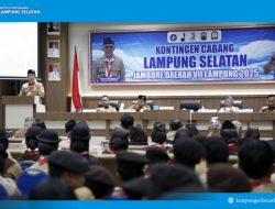 Bupati Egi Lepas Kontingen Pramuka Lampung Selatan ke Jambore Daerah 2025, Tekankan Pentingnya Generasi Muda Tangguh dan Adaptif