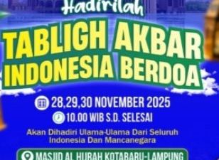 Tabligh Akbar “Indonesia Berdo’a” Yuk Ikuti,,!! Hadirkan Ulama Seluruh Indonesia Dan Mancanegara
