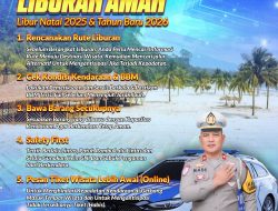Satlantas Polres Lampung Selatan Imbau Masyarakat Utamakan Keselamatan Selama Libur Natal dan Tahun Baru