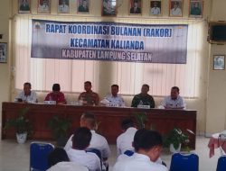 Camat  Ruris Apdani Rakor Bulanan Merupakan Sarana Penting Perkuat Koordinasi Lintas Sektor