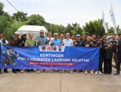 Sambangi Markas PWI Lampung Selatan, Wabup Syaiful Lepas Sahabat Pers Menuju Puncak HPN  2026 di Banten