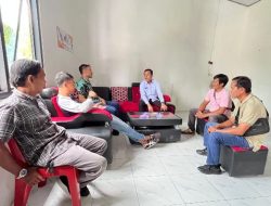 Plt kadis Kominfotik Silaturahmi Dengan Ketua Beserta Pengurus dan Anggota PWI Lamsel