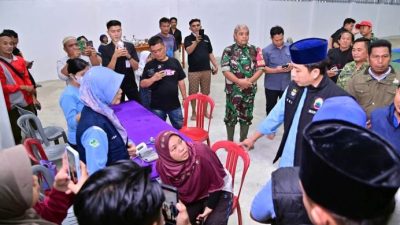 Respons Cepat Banjir Jati Agung, Bupati Egi Turun Malam Hari Cek Kondisi Warga