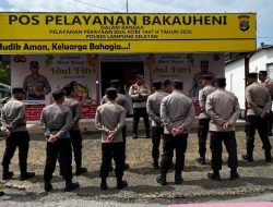 Polres Lampung Selatan Gelar 257 Personilnya, Antisipasi Gangguan Kamtibmas Jelang Arus Mudik Lebaran