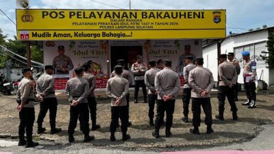 Polres Lampung Selatan Gelar 257 Personilnya, Antisipasi Gangguan Kamtibmas Jelang Arus Mudik Lebaran