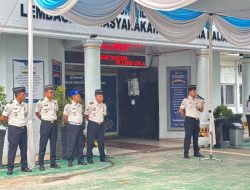 Lapas Kalianda Gelar Apel Siaga Idulfitri, Pastikan Layanan Kunjungan Tetap Optimal