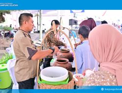 Halalbihalal di Lamban Rakyat Jadi Berkah UMKM, Dagangan Ludes Diborong dan Dibagikan Gratis