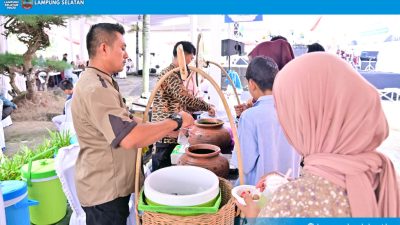 Halalbihalal di Lamban Rakyat Jadi Berkah UMKM, Dagangan Ludes Diborong dan Dibagikan Gratis