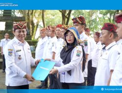 56 Pejabat Dilantik di Lokasi Wisata Way Belerang, Sekda Supriyanto: Jabatan Harus Dibayar dengan Kinerja Nyata