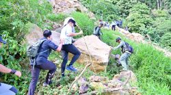 Bupati Egi Naik 3 Km, Tanam Pohon Cegah Bencana Susulan Pasca Longsor Di Gunung Rajabasa
