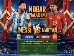 Pemkab Lampung Selatan Gelar Nobar Final Piala Dunia di 17 Kecamatan, Hadirkan Ruang Kebersamaan Bagi Masyarakat Sekaligus Menggerakkan Perekonomian Pelaku UMKM lokal