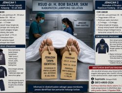 RSUD dr. H. Bob Bazar Umumkan Dua Jenazah Tanpa Identitas, Masyarakat Diminta Bantu Proses Identifikasi Korban