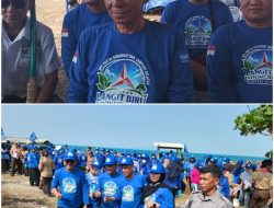Jelang HUT ke-25, DPC Partai Demokrat Lampung Selatan Bersihkan Pantai dan Tanam Pohon ‎