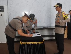 Kapolres Lampung Selatan Pimpin Sertijab Kapolsek Penengahan, Tekankan Penguatan Kinerja dan Pelayanan