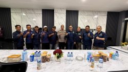 Kapolres Lamsel Deddy Kurniawan, Saat Audensi Bersama PWI Lamsel Siap Bersinergi Ciptakan Ketertiban dan Keamanan Di Lamsel