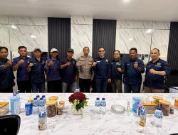 Kapolres Lamsel Deddy Kurniawan, Saat Audensi Bersama PWI Lamsel Siap Bersinergi Ciptakan Ketertiban dan Keamanan Di Lamsel