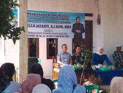Bella Jayanti, S.I.Kom., MBA, Kembali Turun Ke Masyarakat Way Urang Guna Menyerap Aspirasi Melalui Kegiatan Reses II Tahun 2026