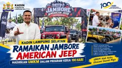 KADIN Lampung Selatan Ramaikan Jambore American Jeep, Hadirkan UMKM Dalam Program Kerja 100 Hari